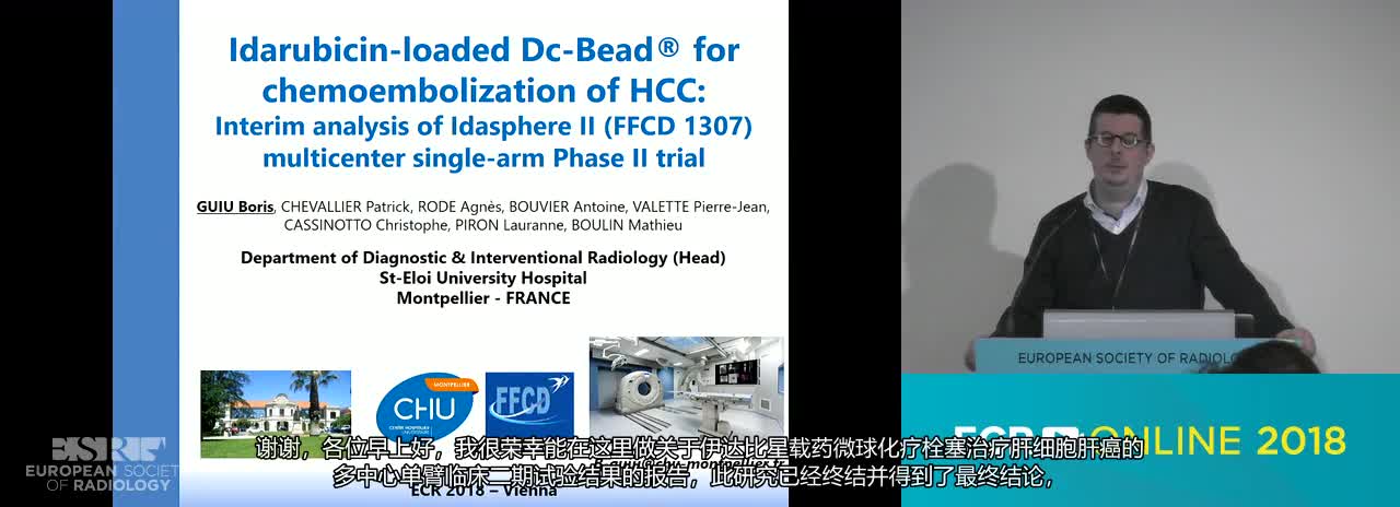 Idarubicin-loaded beads for chemoembolisation of HCC: interim analysis of IDASPHERE II (FFCD 1307) multicentre single-arm phase II trial