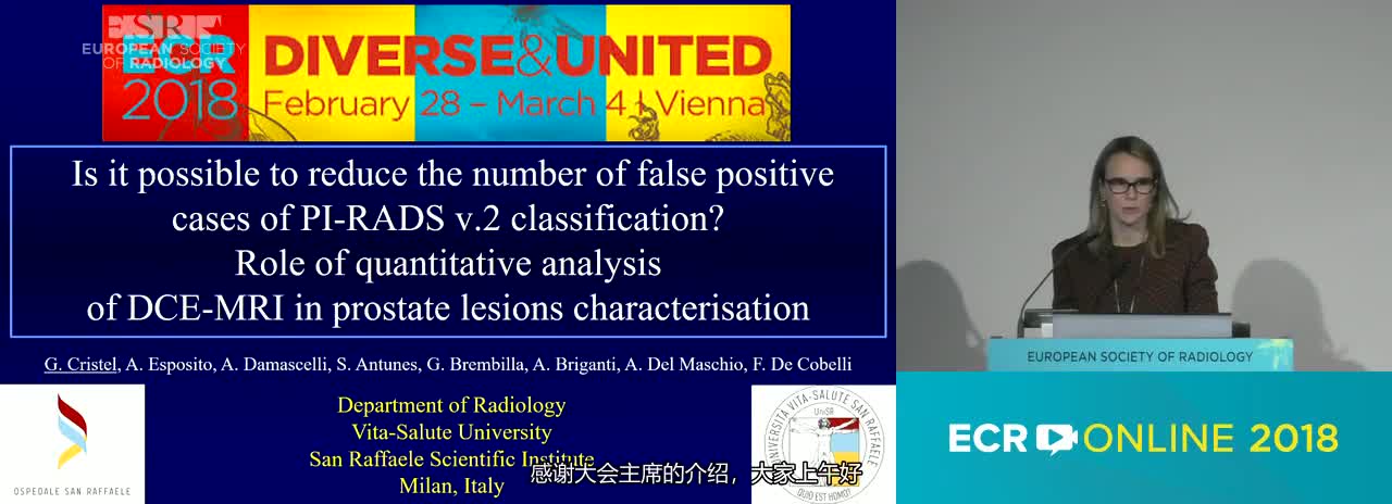 Is it possible to reduce the number of false positive cases of PI-RADS v.2 classification? Role of quantitative analysis of DCE-MRI in prostate lesions’ characterisation