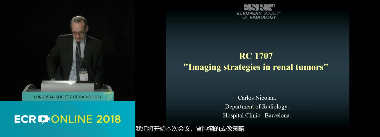 Imaging strategies in renal tumours---Chairperson’s introduction