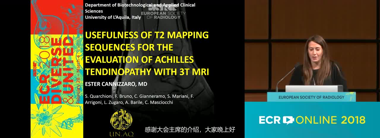 Usefulness of T2 mapping sequences for the evaluation of Achilles tendinopathy with 3T MRI