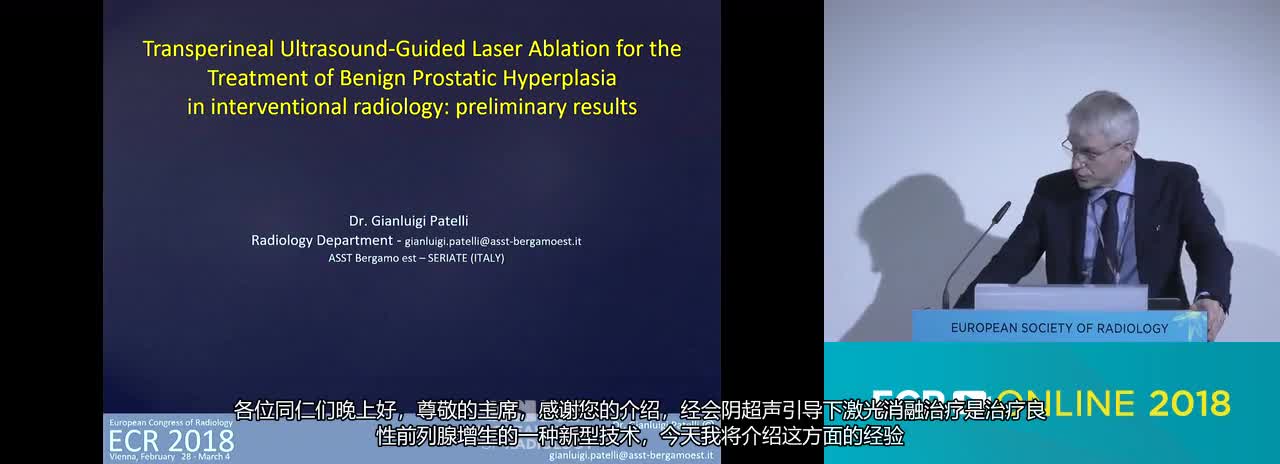 Transperineal ultrasound-guided laser ablation for the treatment of benign prostatic hyperplasia in interventional radiology: preliminary results